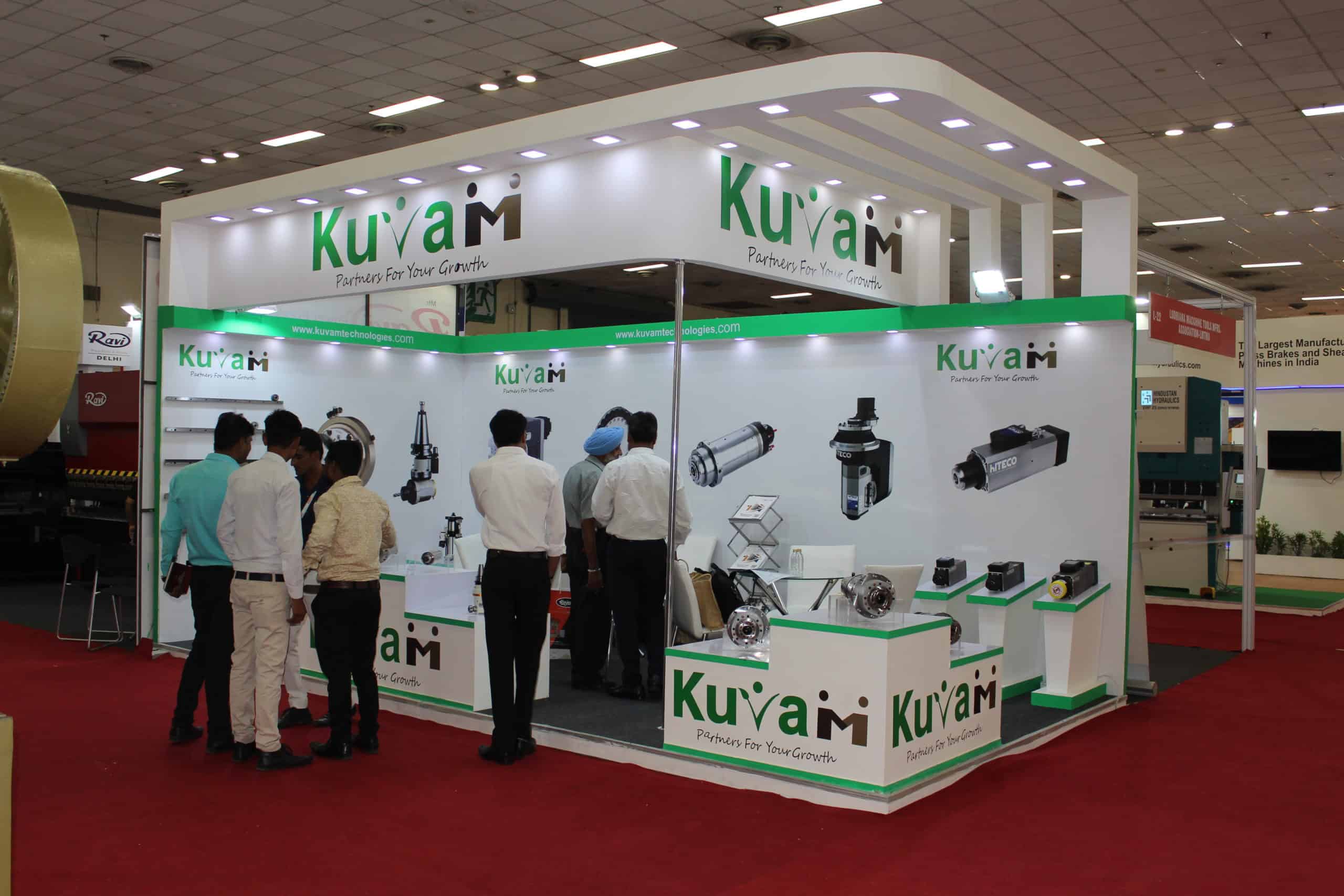 India Machine tool show 12 by Kuvam technologies pvt ltd