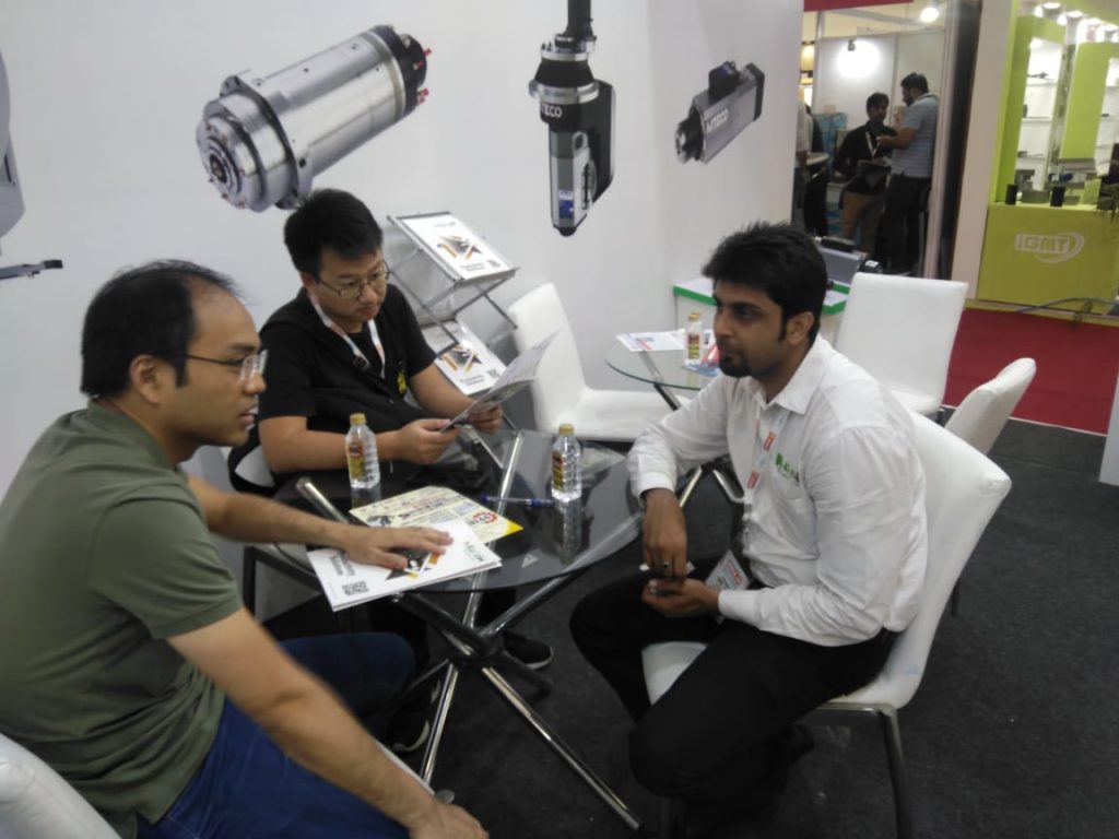 India Machine tool show 6 by Kuvam technologies pvt ltd