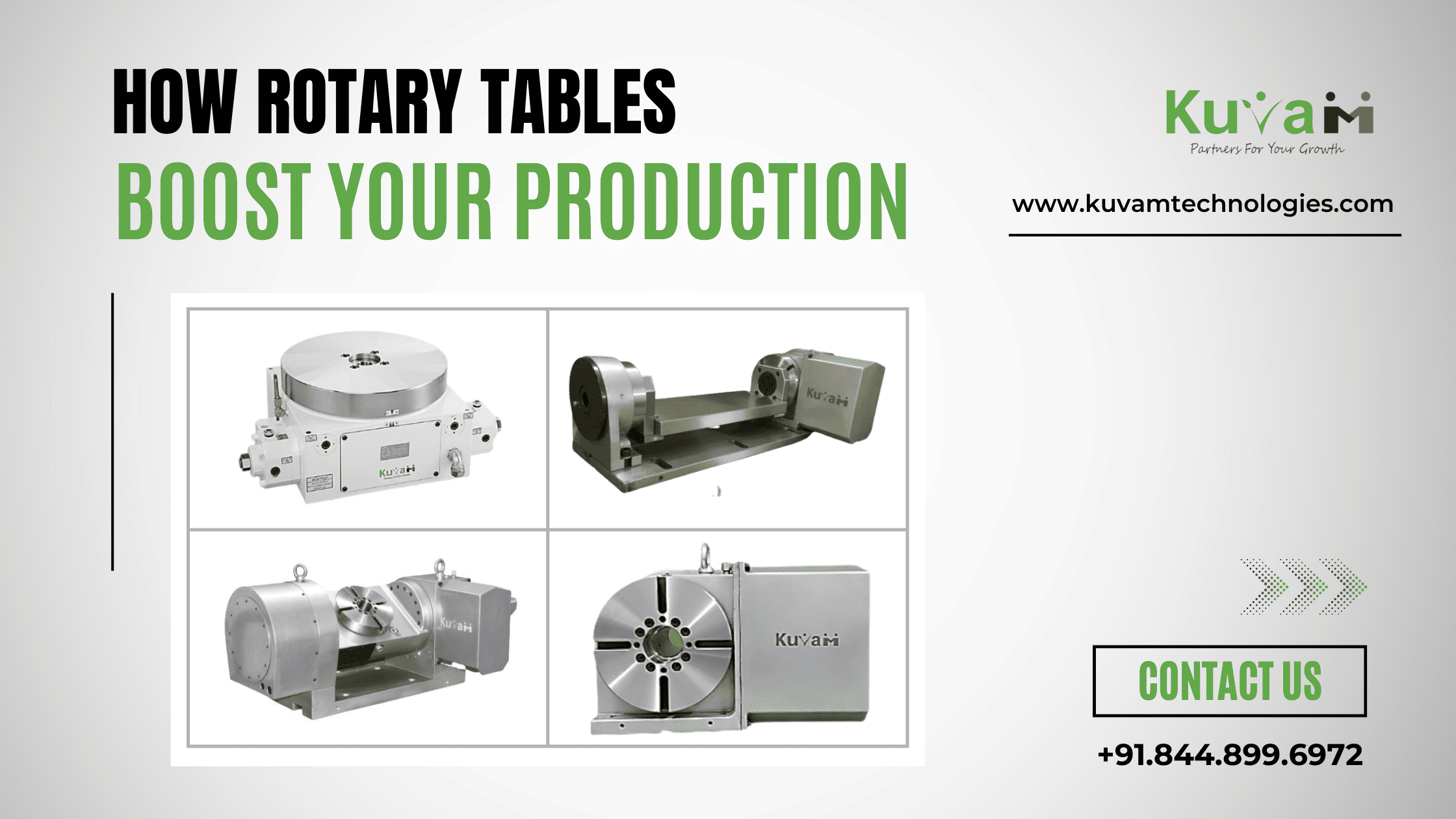 How Rotary Tables Boost Your Production