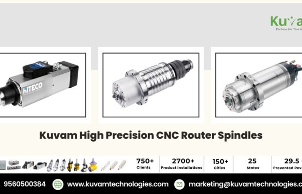 Kuvam High Precision CNC Router Spindles – The Heart of Precision